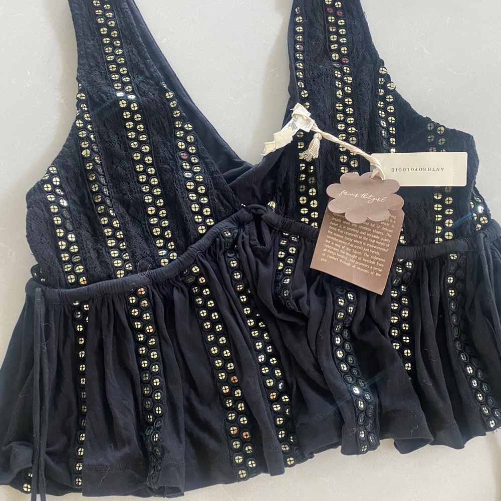 Anthropologie sequin tank